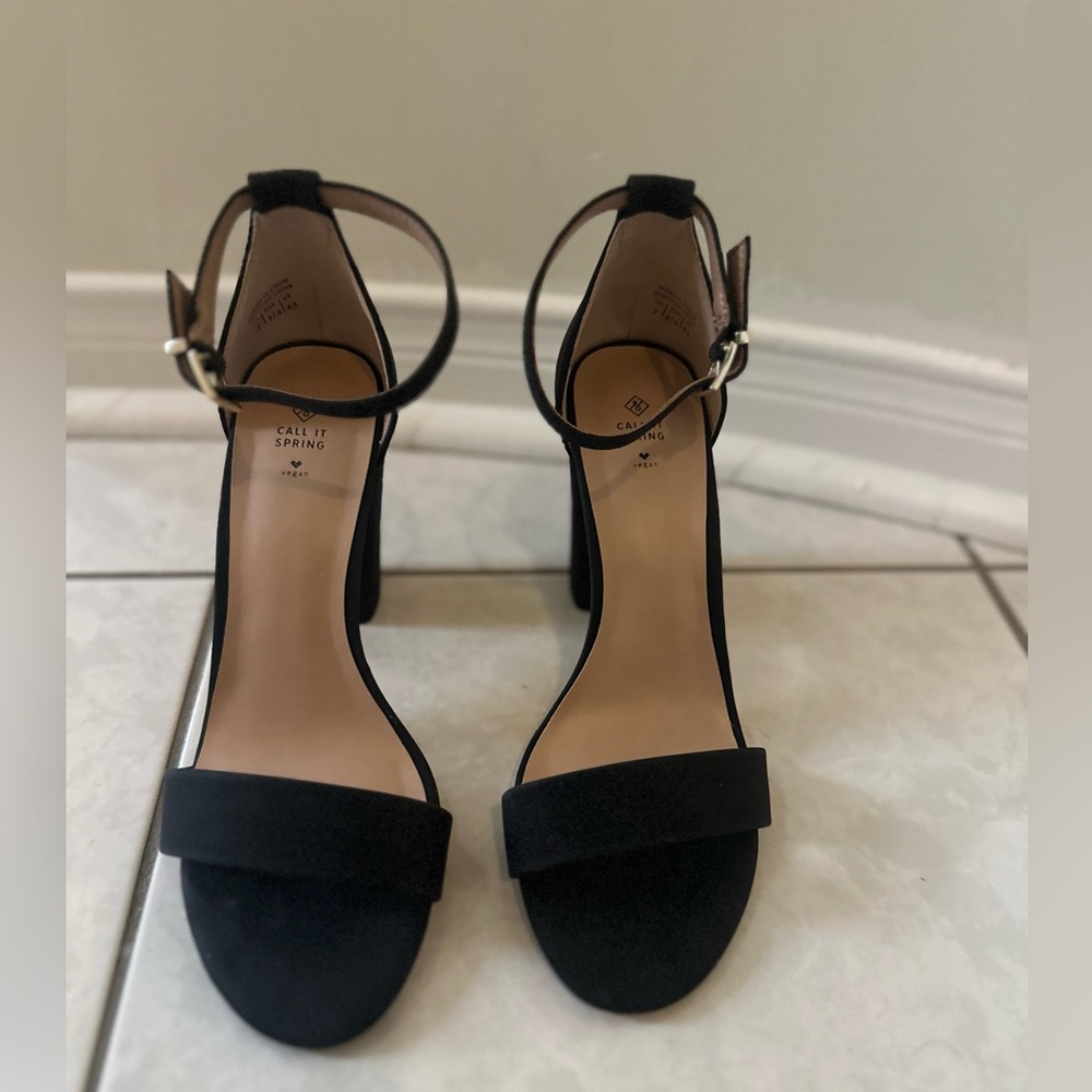 Suede High Heels
